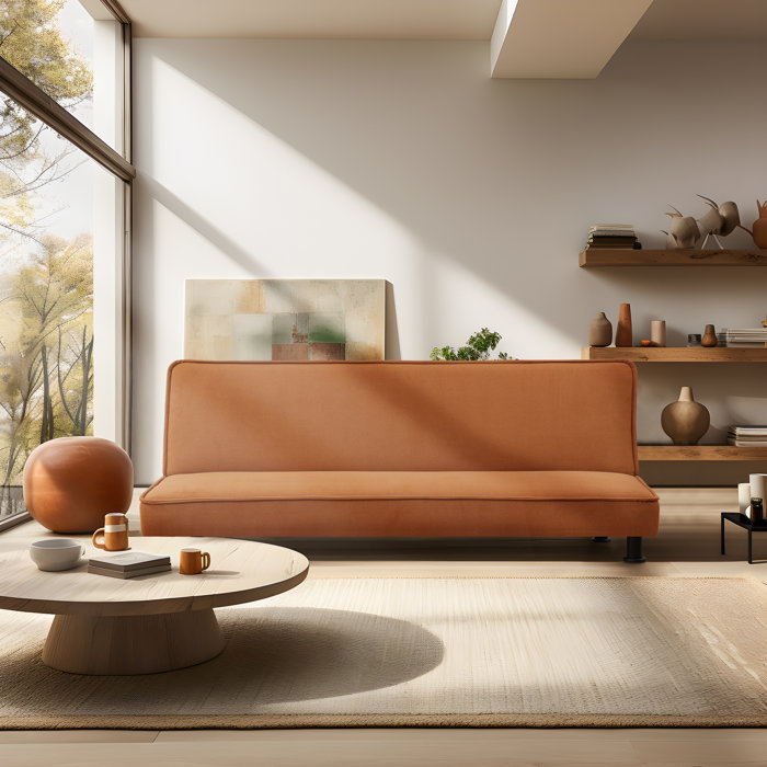 Coastrail Outdoor Convertible Sleeper Futon Sofa Bed Small Euro Lounger